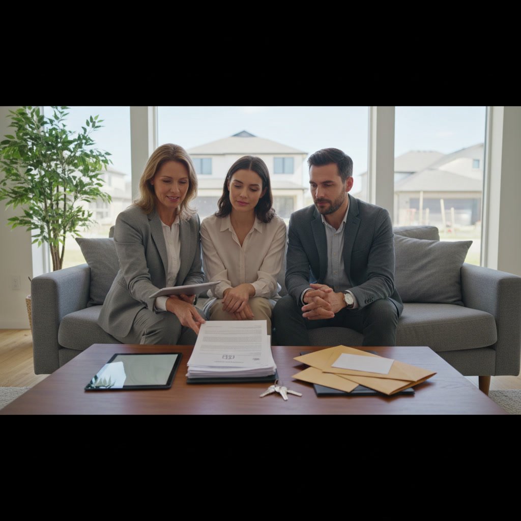 tax consultant reviewing business financial documents and receipts