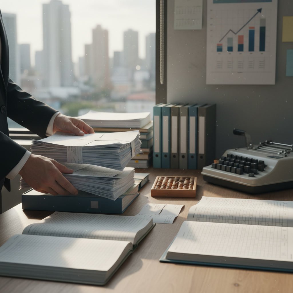 Small business financial records organized properly to prevent bookkeeping mistakes